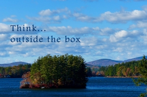 Think... outside the box.